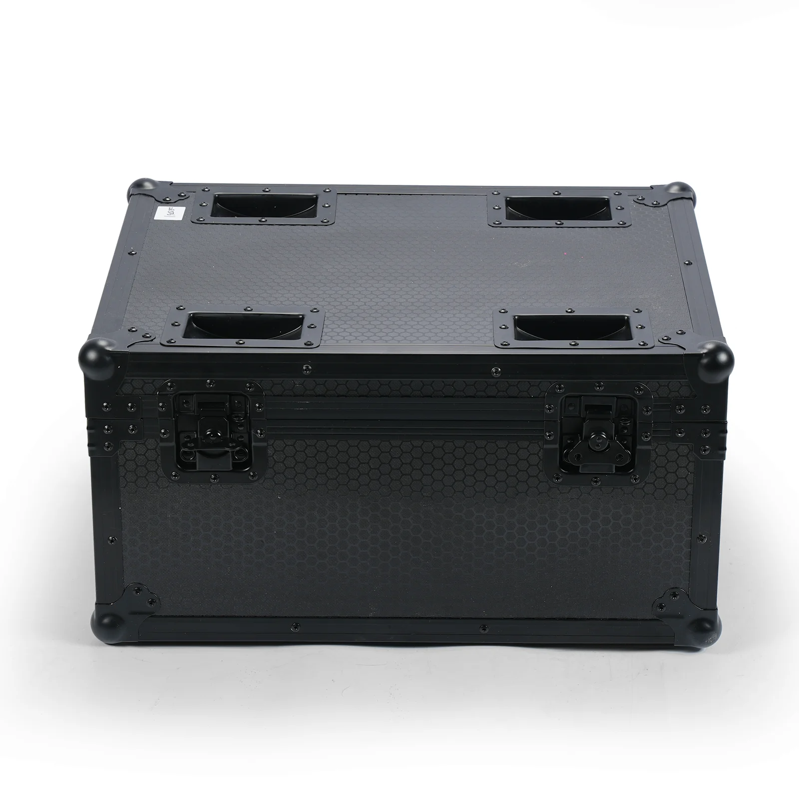 Yiflamefly Premium Soccer Pattern Leather Airline Case Stage Light Box Flightcase For 6Pcs 200W LED 48+8-segment Strobe Light