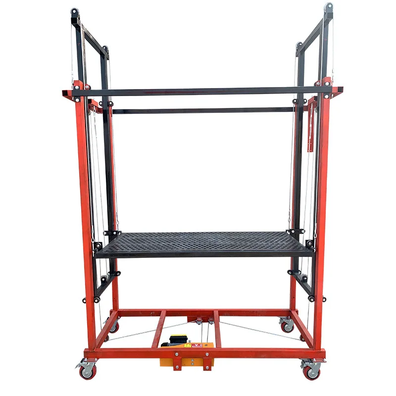 2-10m load capacity 500kg electric scaffolding lift factory warehouse material handling machine electric scaffolding