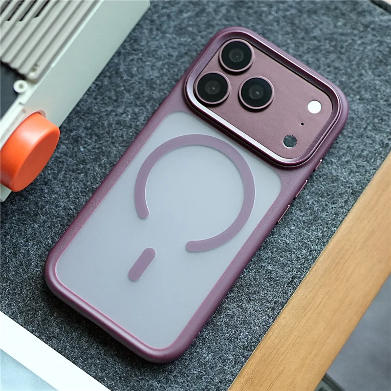 For iPhone 18Pro Max Matte Translucent Magnetic Case for iphone 17Pro Max 18Pro Camera Control Button For Magsafe Hard Cover