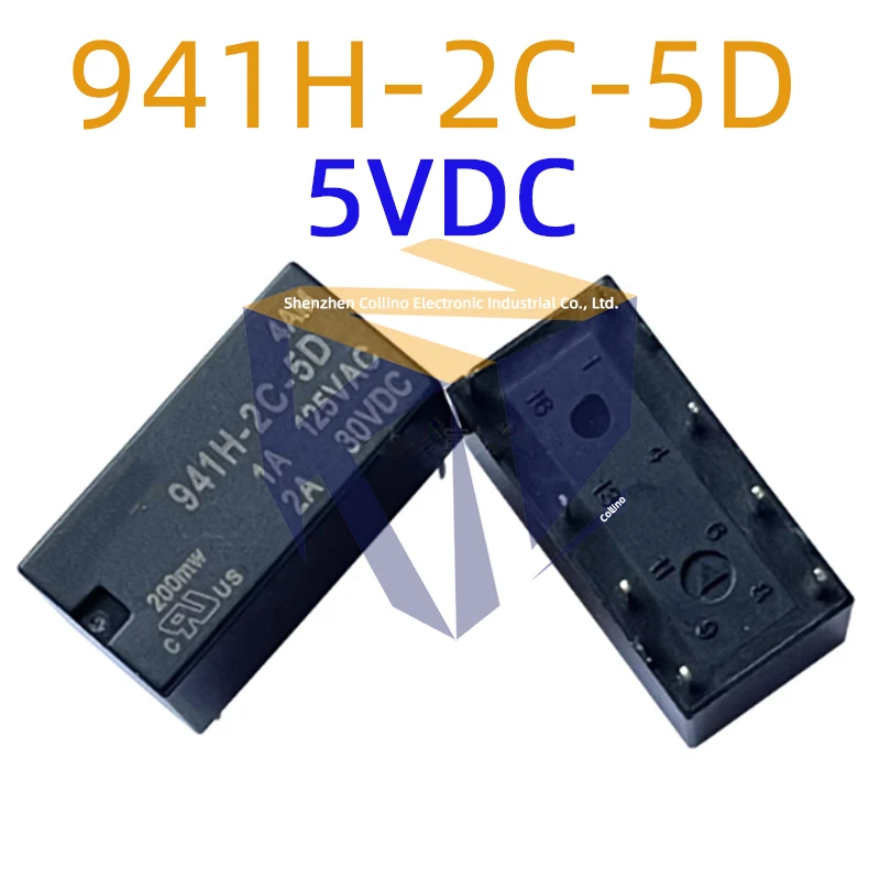 10pcs 941H-2C-5D 5VDC, 941H-2C-12D 12VDC, 941H-2C-24D 24VDC 8pin 