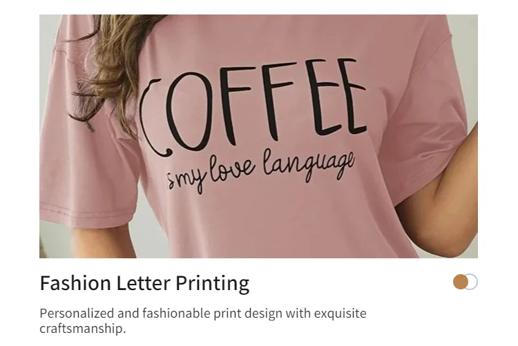 Damen-Nachthemd, Sommer, kurzärmelig, Schlafshirt, Rundhalsausschnitt, T-Shirt-Kleid, weiches Nachthemd, Heimkleidung, Nachtwäsche und Loungewear – Detail 6