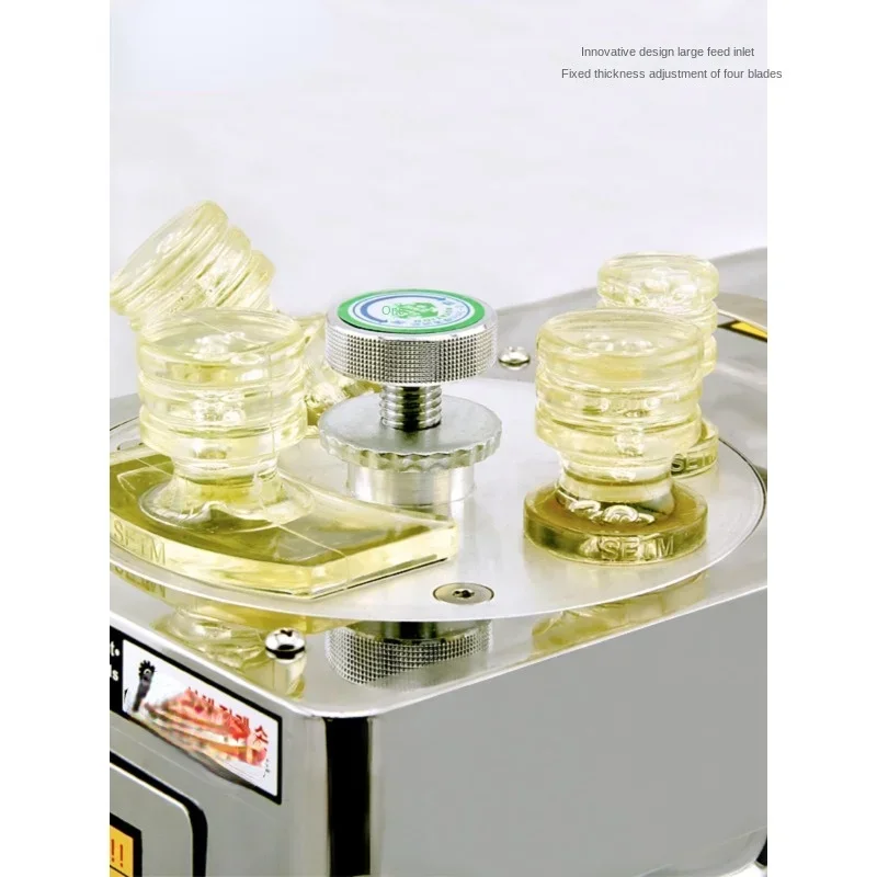 

Chinese Herbal Medicine Electric Commercial Slicer Ginseng Small Household Tufuling Sanqi American Ginseng Medicine Cutting