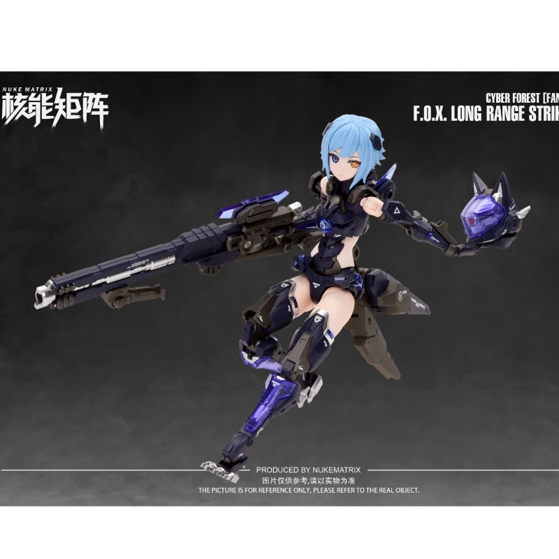 

In Stock Nuke Matrix CF01 Fox Long-Range Striker Unit Assembled Models Animation Action Figure Toy Gifts Collection