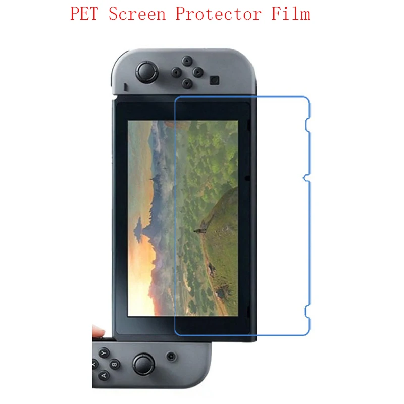 Soft Plastic PET Matte anti glare/Clear Screen Protector Protective Guard Film For Nintendo Switch Nintendo Game 10PCS