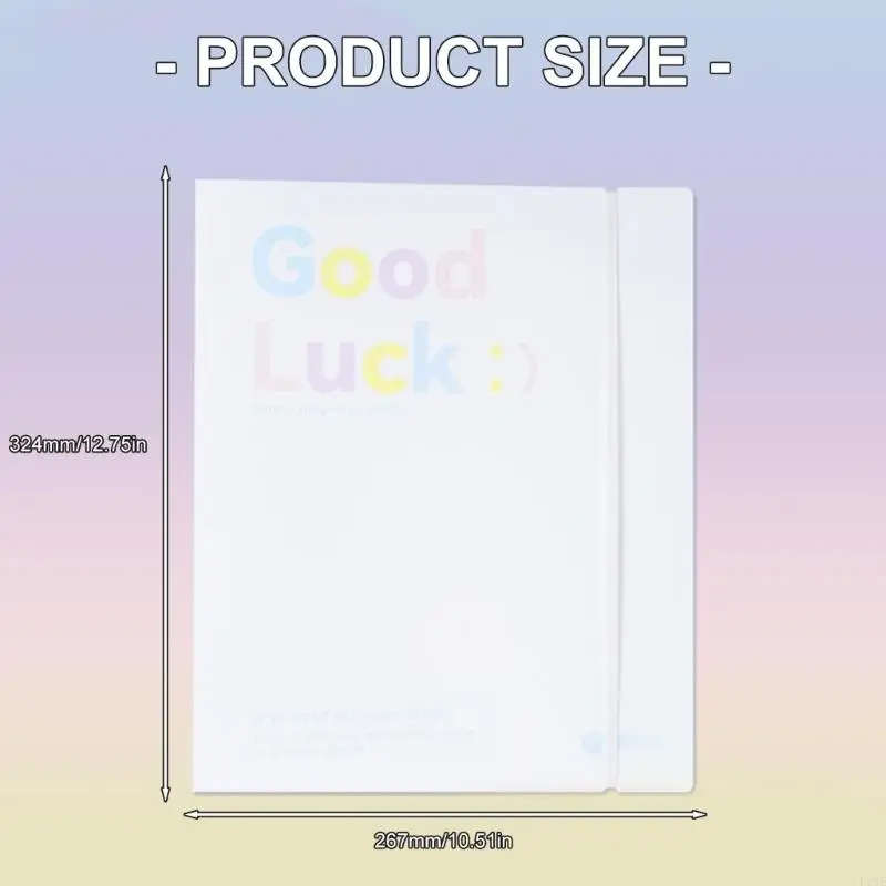 Raccoglitori protettivi per fogli trasparenti con pagine regolabili Organizzatore documenti portatile leggero F19E