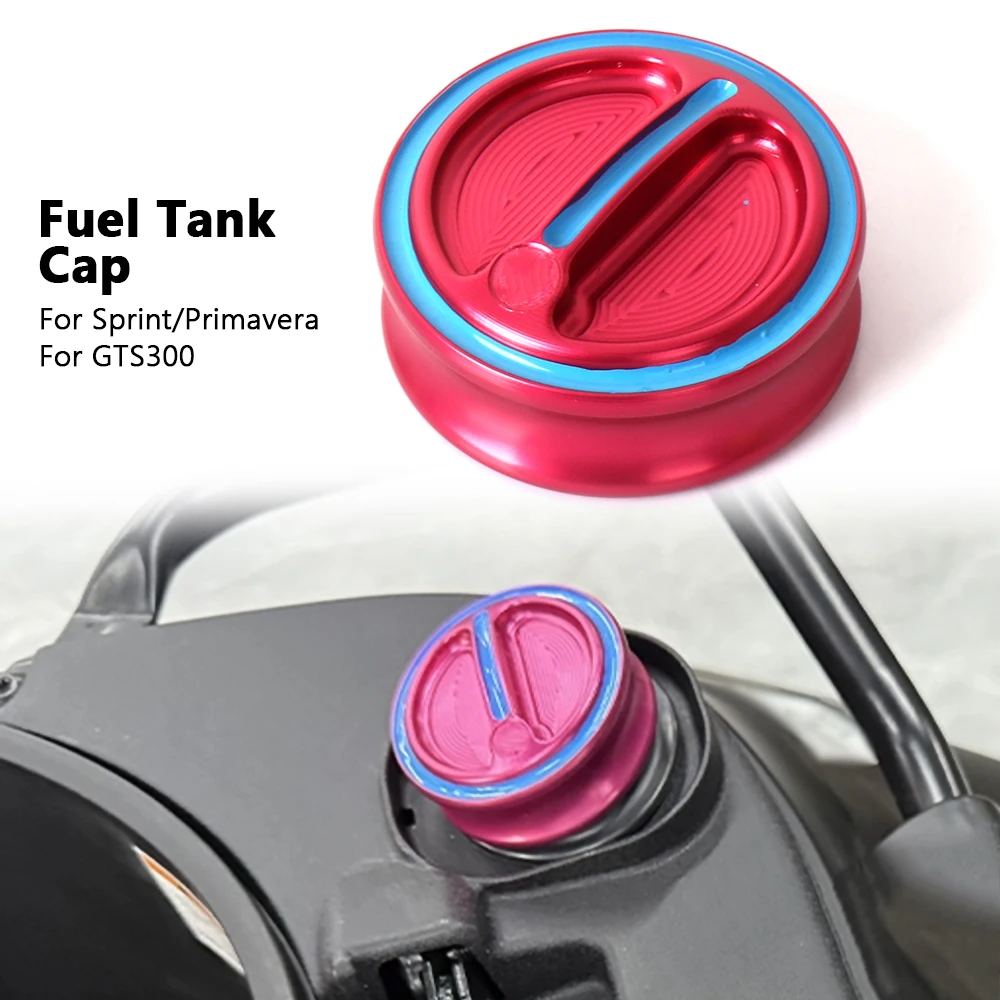 

Motorcycle Fuel Gas Tank Personality Decorative Oil Cap For Vespa GTS 300 GTS300 Super HPE Sprint Primavera 125 150