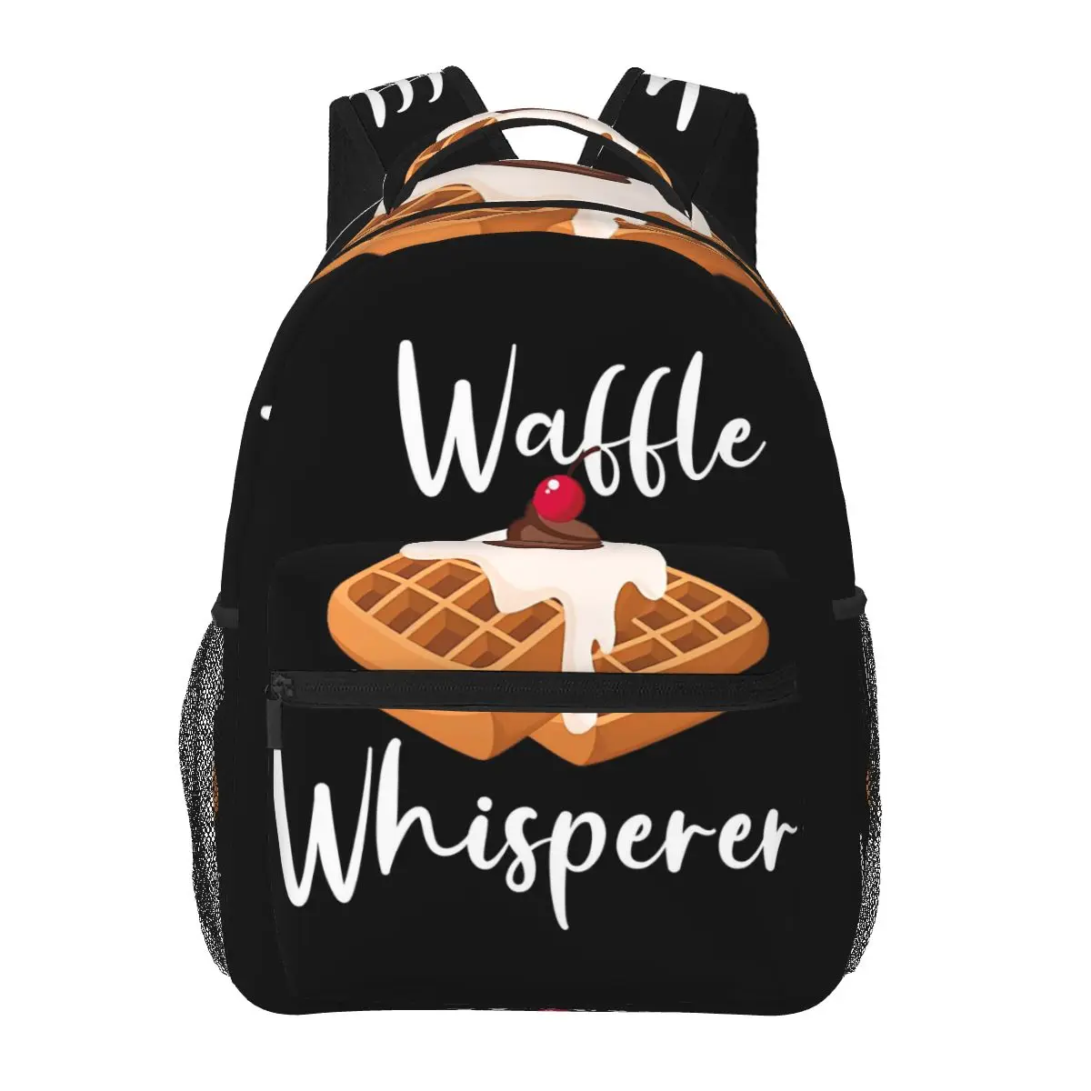 

Waffle Whisperer Backpacks Boys Girls Bookbag Children School Bags Cartoon Laptop Rucksack Shoulder Bag Large Capacity