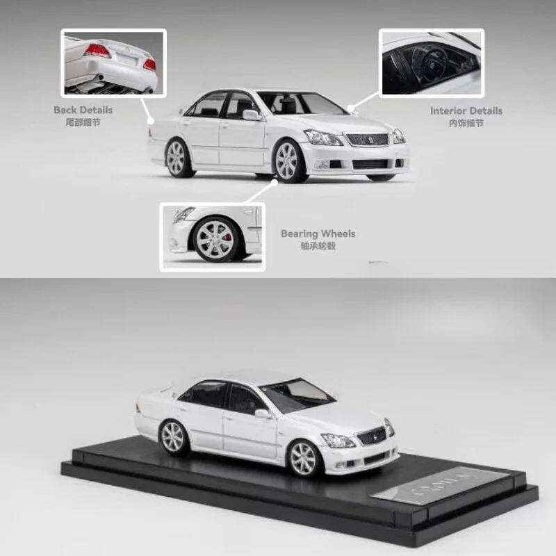 

Модель автомобиля Micro Turbo 1:64 TOYOTA Crown S184 12-го поколения, литая под давлением, реалистичная, из сплава, игрушка для мальчиков, коллекционный предмет для взрослых, для демонстрации.
