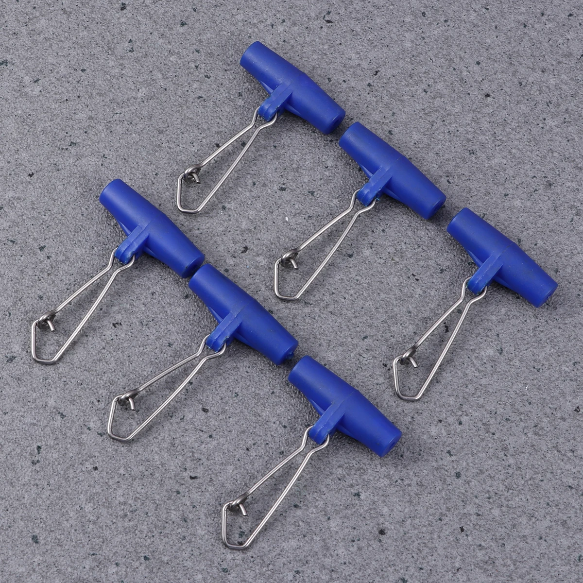 

30pc Large Blue Pin Fishing Balance Strong Reinforcement Anti-Winding Hook Bracket Saltwater Freshwater Swimming