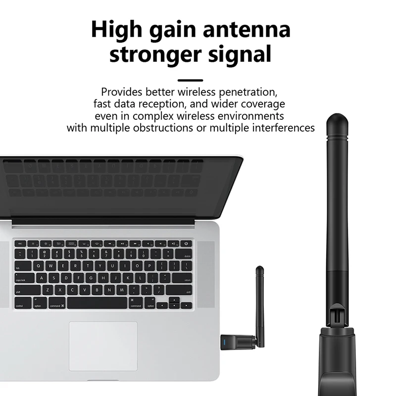 

【MT7601 Mini USB WiFi Adapter 150Mbps Wireless Network Card RTL8188 Network Card Wi-Fi Receiver For PC Desktop Laptop 2.4GHz】