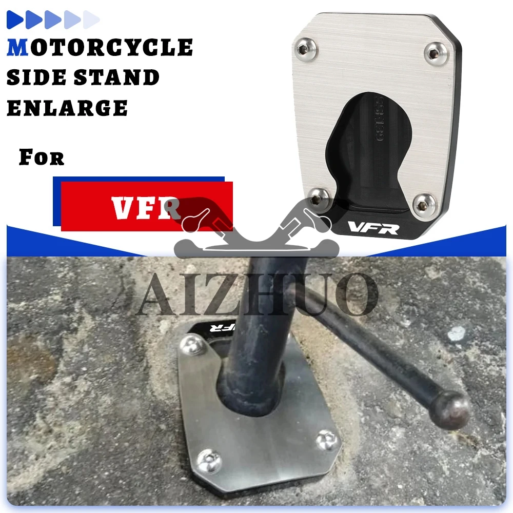 

For HONDA VFR 800X Crossrunner 2022 2021 VFR 800 X 2016-2023 Motorcycles Side Stand Enlarger Plate Kickstand Enlarge Extension