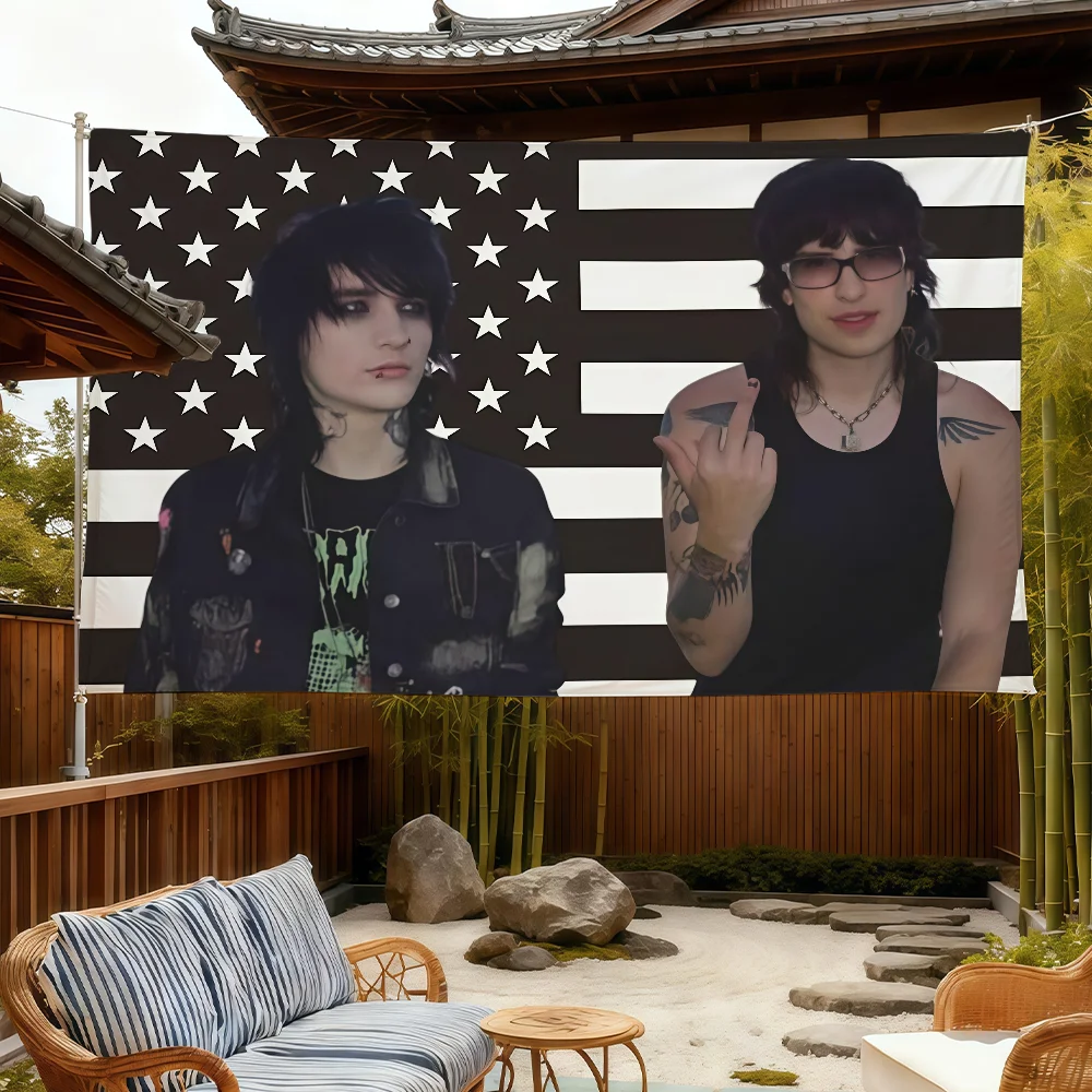 Jake Webber And Johnnie Flag For Room Dorm Camping Picnic Art Style Garage Bar Wall Decoration Banner