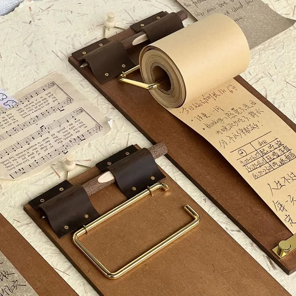 الرجعية مذكرة الوسادة مشبك لوح يمكن المسيل للدموع ملاحظات لاصقة ورقة مذكرة مجلس كليب مذكرة ورقة المسيل للدموع غير لزجة فارغة مذكرة خشبية الوسادة