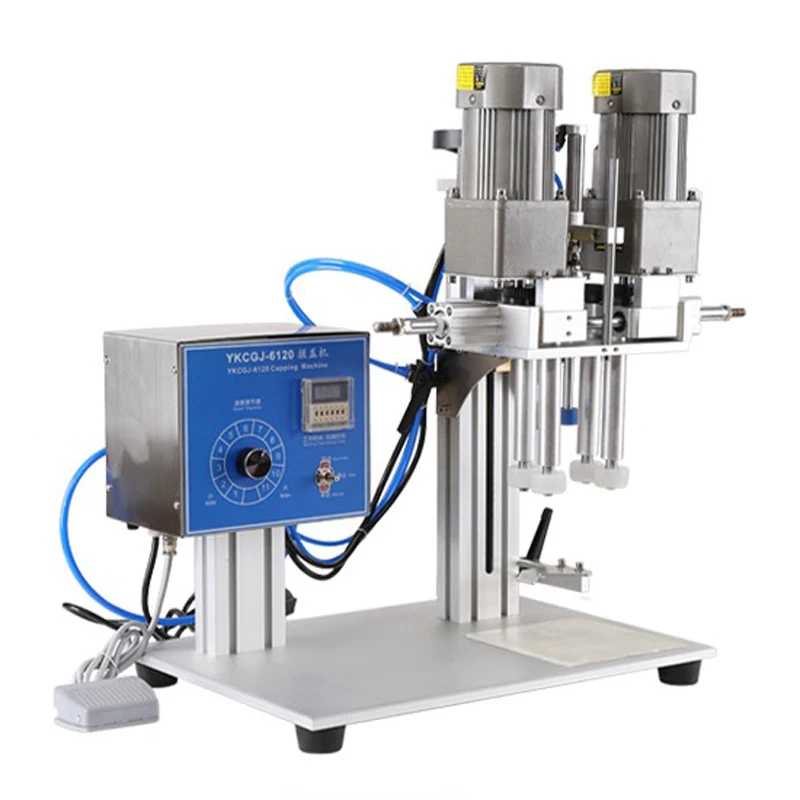 Duckbill Capping Machine Pneumatische Automatische Capping Machine Cosmetische Capping Machine Spuitfles Capping Machine 50-90Mm