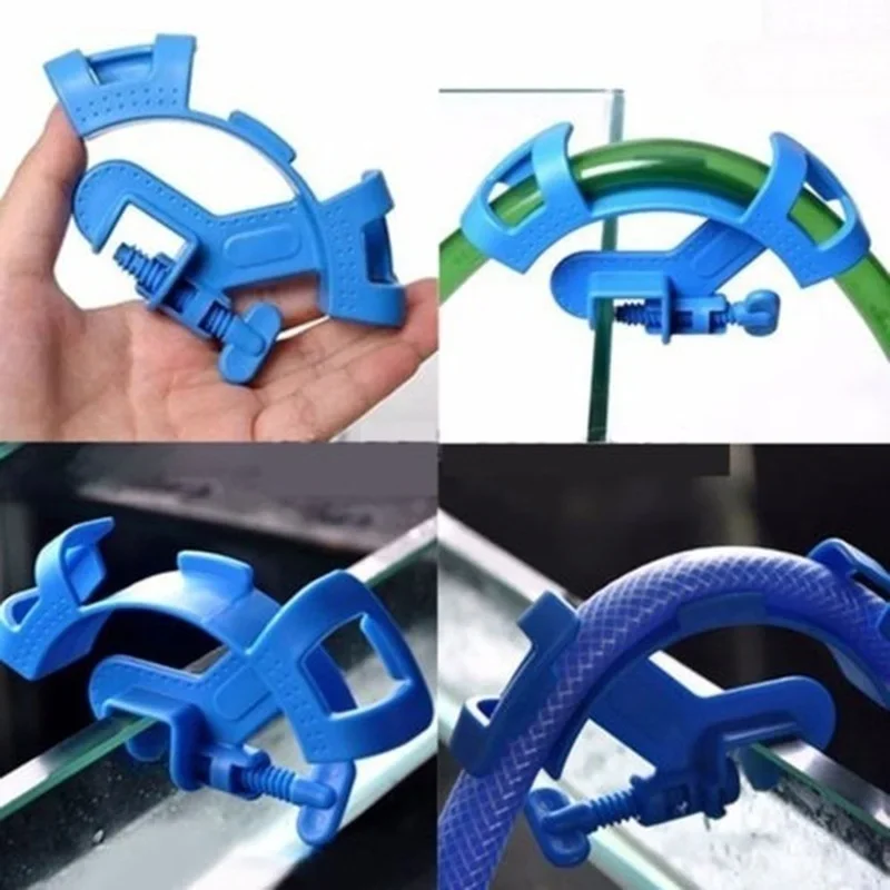 1Pc Aquarium Filtration Holder Water Pipe Filter For Mount Tube Fish Tank Firmly Hold Hose Water Pipe Fixing Clamp Aquarium Tool