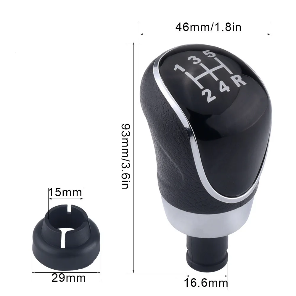 For Ford Focus 2 MK2 MK3 MK4 MK7 FL MONDEO KUGA GALAXY FIESTA  Accessories 5/6 Speed Manual Car Gear Shift Knob