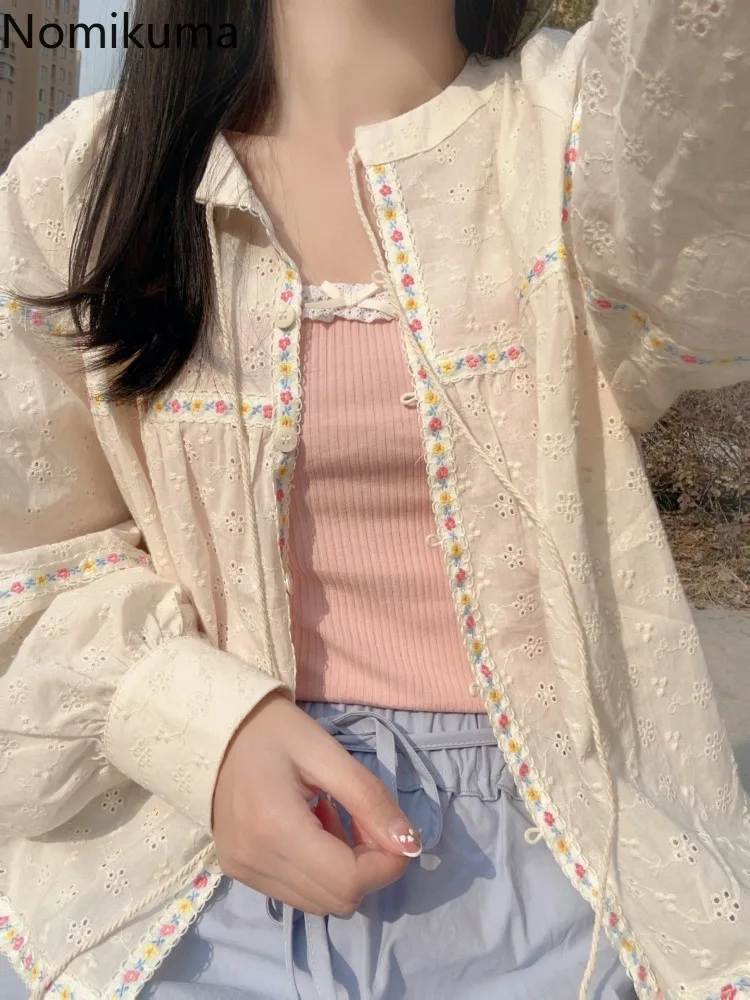 

Women's Clothing 3 Piece Sets Embroidery Hollow Out Shirt Knitted Vest Casual Bandage Skirt Outfits Fashion Sweet Summer Suit