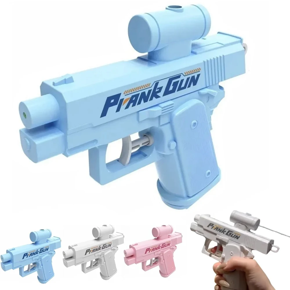 Pistola de agua Manual de mano, broma, pistola de agua con pulverizador bidireccional, juguetes de verano para exteriores, playa, piscina, pistola de agua de juguete para niños