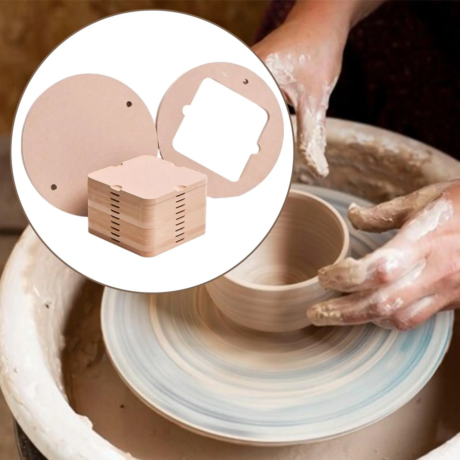 bats System for Potters Wheel Absorbent Pottery Supplies for Potters and Clay Artists