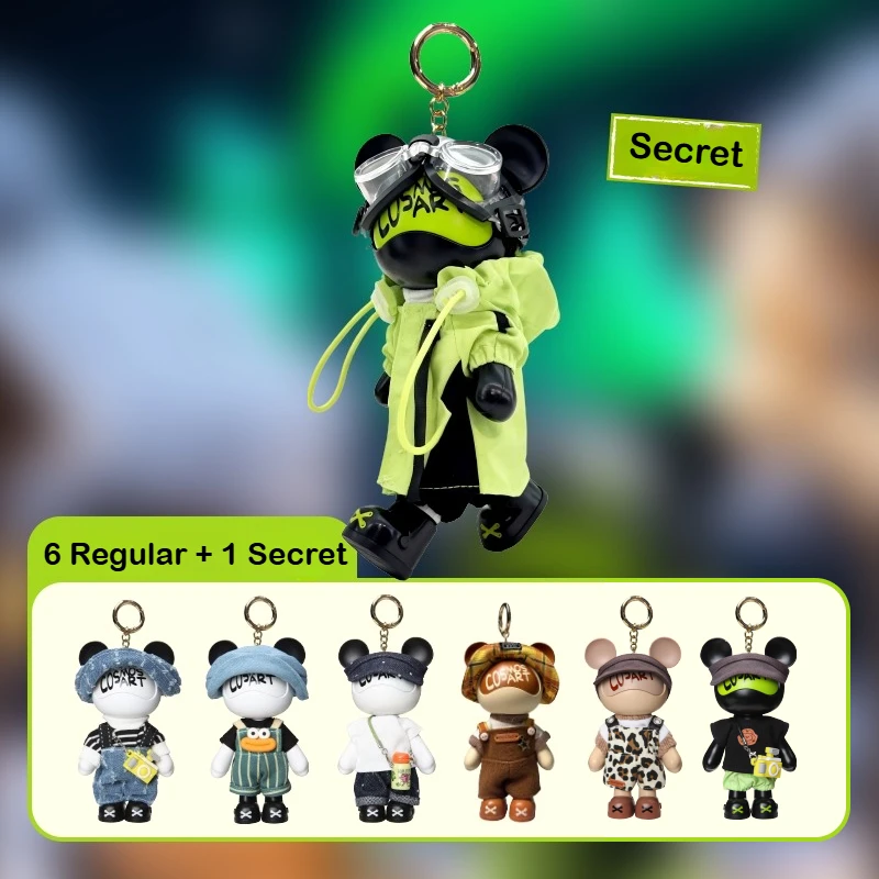 

Cosmos Bear Fashion OOTD Series Blind Box Figure Toys Mystery Box Kawaii Action Doll Boys and Girls Backpacks Pendant Decor Gift