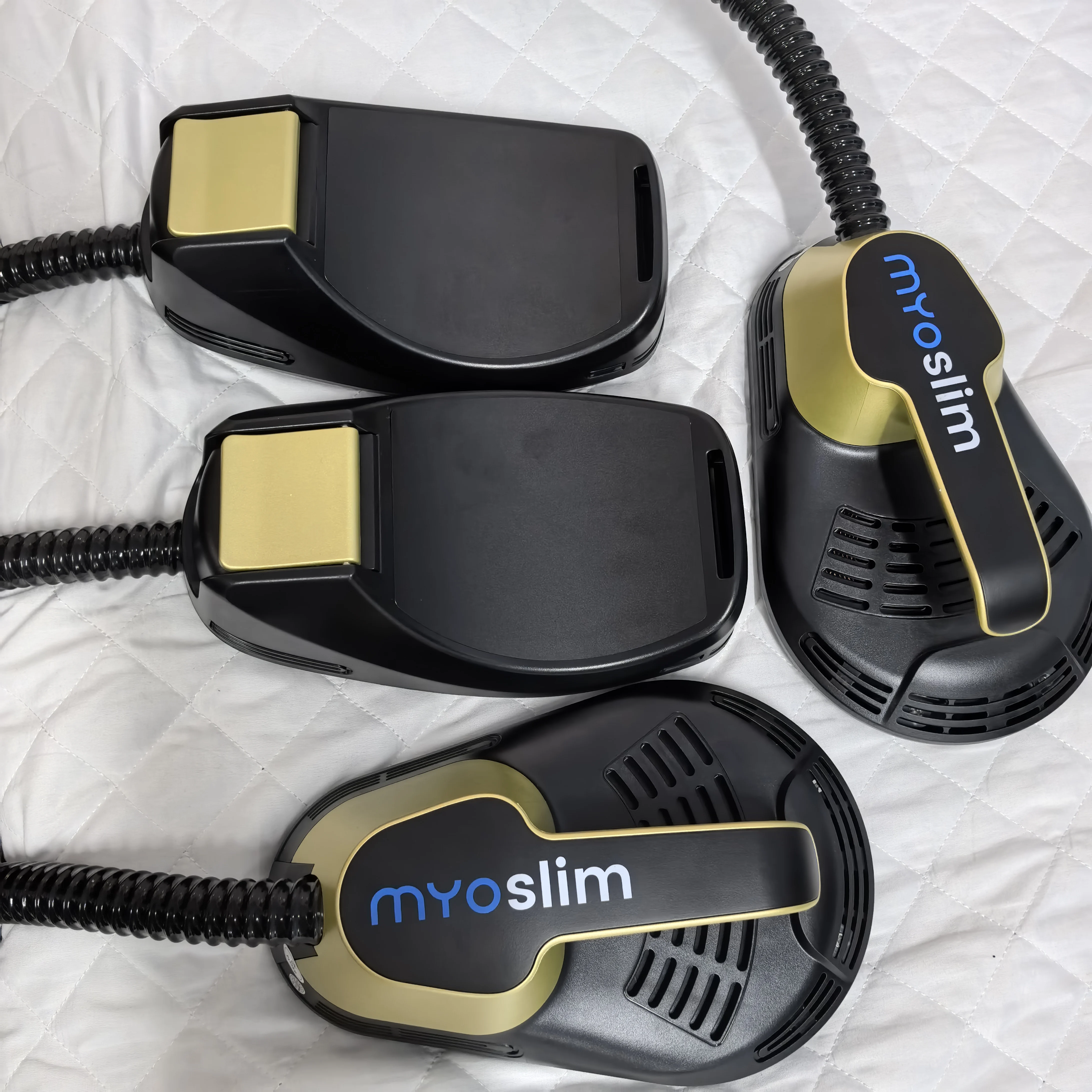 

HIEMT EMS MYOslim 6500 Вт Высокоинтенсивный радиочастотный электромагнитный вибрационный массажер для фитнеса и тренировок мышц.