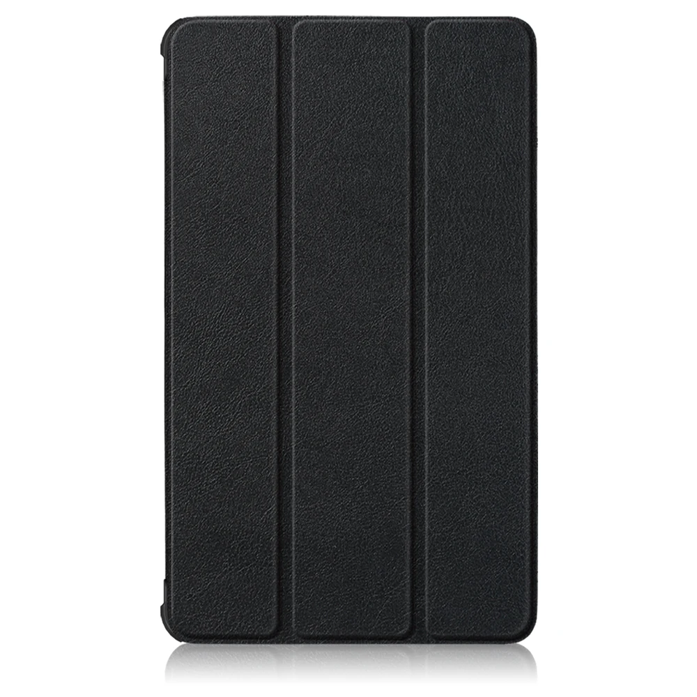 Capa de couro tripla dobrável para Samsung Galaxy Tab A7 Lite T220/T225 8,7 polegadas - preta