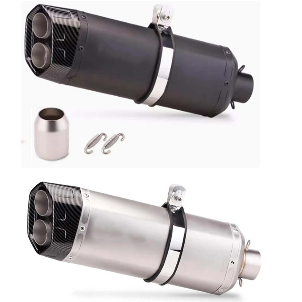 Universal 51mm Motorcycle AK Exhaust Pipe Muffler with Db Killer For Er6n Z900 Z800 F800gs S1000rr R6 Z400 R3 R25 MT07