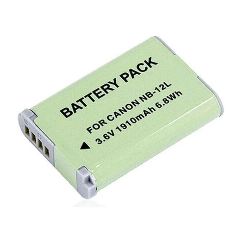 1910mAh NB-12L Li-ion Battery For Canon