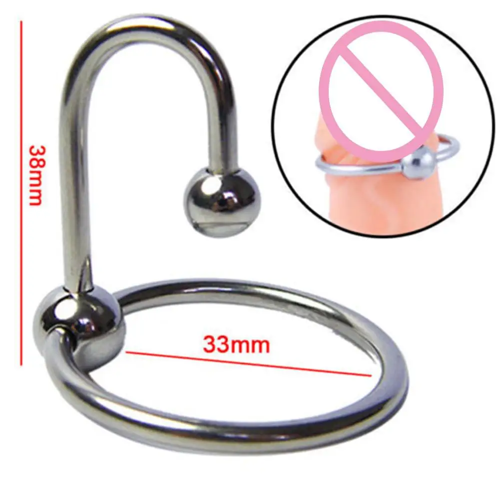 Penis Ring Stainless Cock Head Glan Stimulating Ring Erection Enlargement Sex Toy For Male Delay Ejaculation Sex Product Sexshop