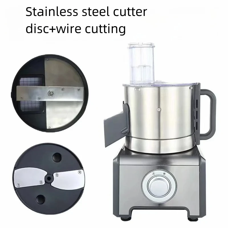 Mesin Pemotong dan Pengiris Sayuran Stainless Steel Multifungsi Komersial dan Rumah Tangga