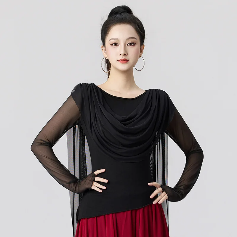 Modern Dance Long Sleeve Top Dance Body Training Classical Dance Clothes