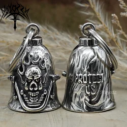 Ride It Like You Stole It Motorcycle Biker Luck Gremlin Riding Bell or Key 316L Stainless Steel Bell For Mens & FREE Bell Hanger