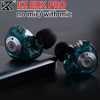 KZ EDX PRO 3.5 Mm Jack Sport Wired Earbuds In Ear Metal Earphones Wired Headphones Noise Isolating In Ear Headphones