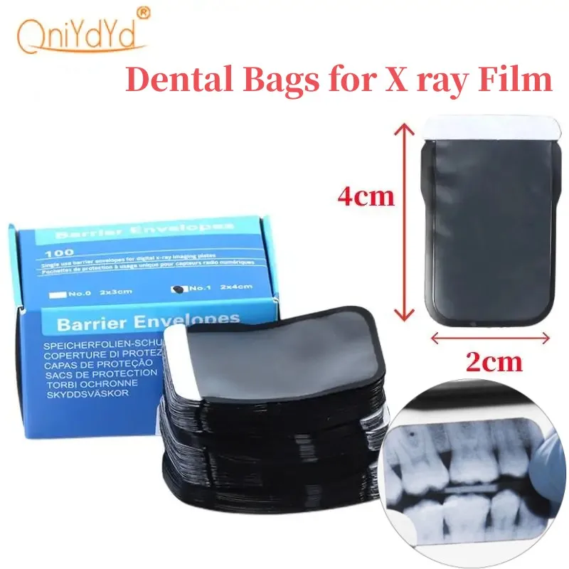 

100pcs/set Dental Barrier Envelopes Dental Bags For X-ray Film Bags 1 #