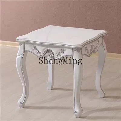 

ZYY Solid Wood Corner Table Country Style Side Table Sofa Side Corner Table Coffee Furniture