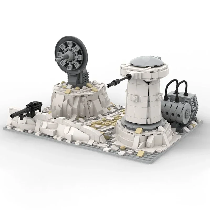 Star Movies Model Moc Bouwstenen Militaire Artillerie Batterijtechnologie Modulaire Blokken Cadeau Kerstspeelgoed Diy Sets Assemblage