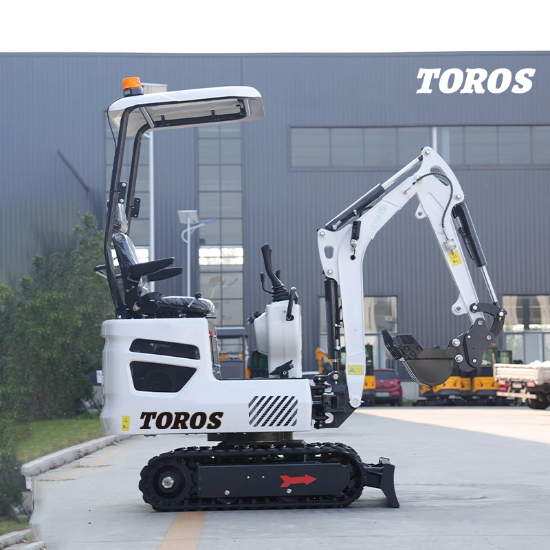 TOROS Customized Mini Excavator 1.2 Ton High quality Mini Bagger Small Excavator Diesel Mini Excavator 1 ton