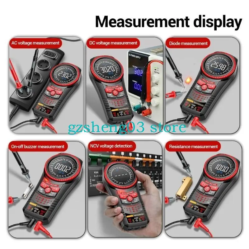 

U75C SZ312 Multimeter with Adjustable Backlit Data Hold 6000 Counts Portable