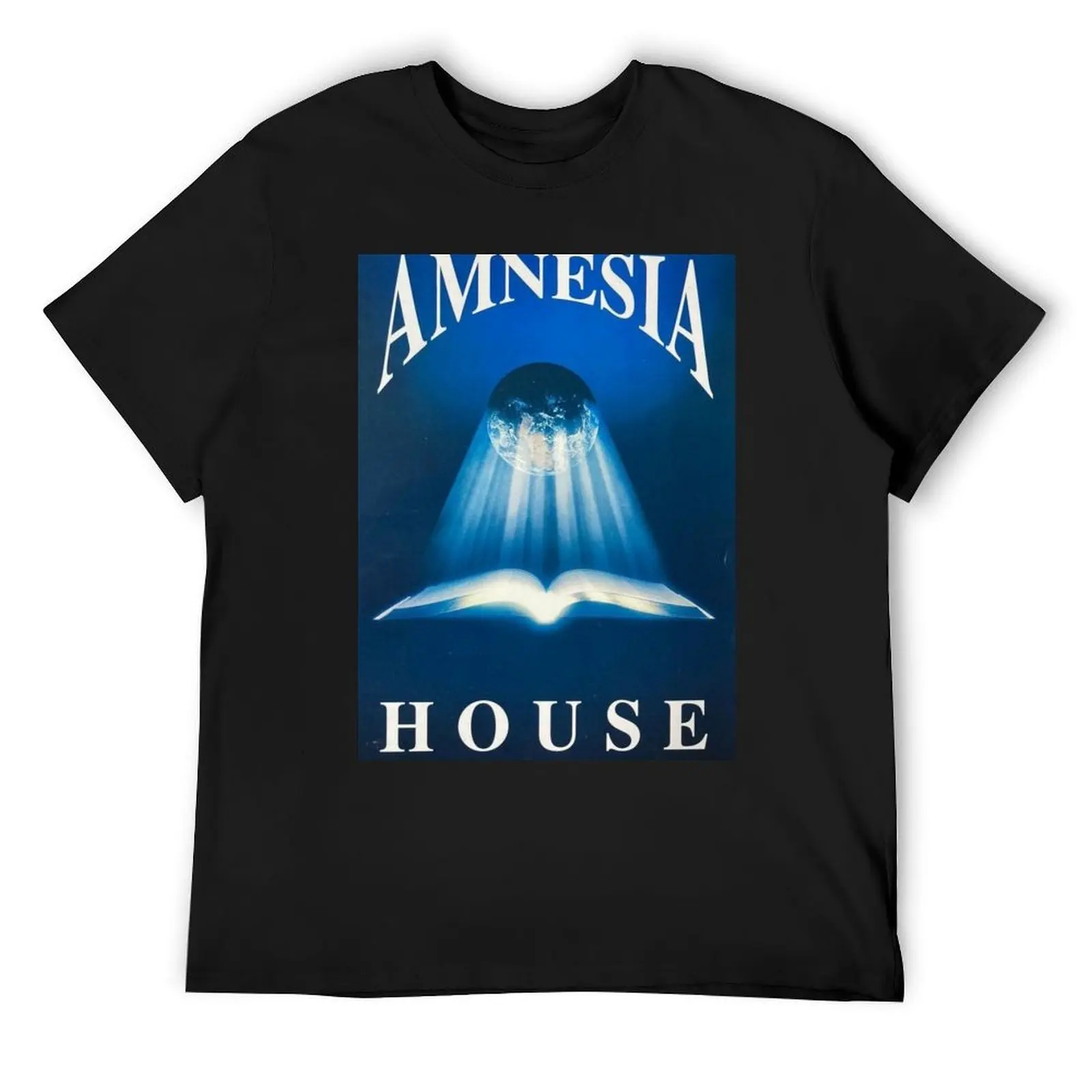 

Футболка Amnesia House Rave Flyer, футболки с аниме, модные рубашки, футболки для мужчин
