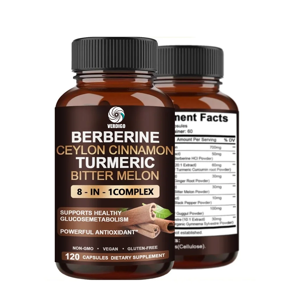 Organic Ceylon Cinnamon Capsules - Extra Strength - Energy Heart and Metabolism Support Antioxidant Supplement for Men and Women