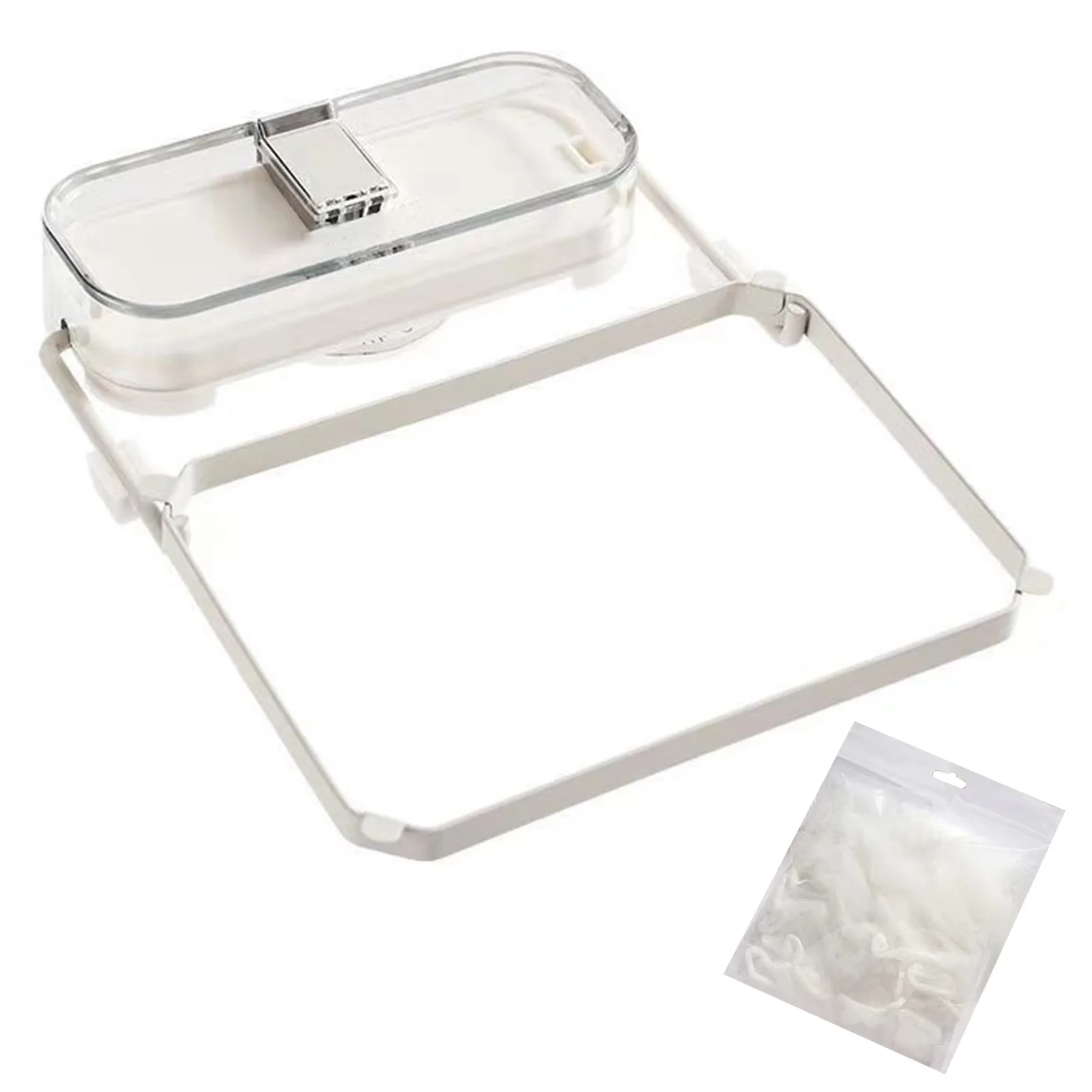 Kitchen Suction Cup Sink Filter Rack Mesh Bag Drainer Basket Suction Cup Shelf for Kitchen Sink Management