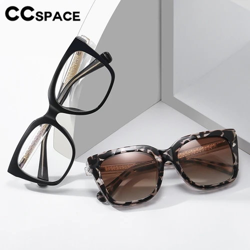 Imagen 2 del producto Gafas de sol polarizadas magnéticas ópticas graduadas para miopía personalizadas para hombres y mujeres, gafas de sol con Clip magnético, gafas para miopía