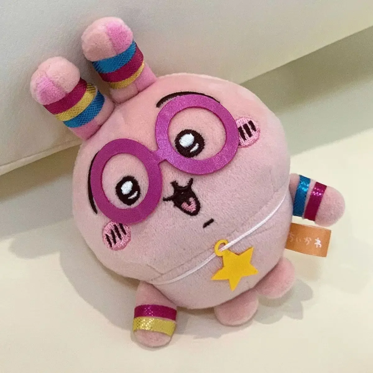 Novo fluorescente usagi anime boneca pingente pingente bonito de oito peças dos desenhos animados portátil ultra-leve mochila pingente presente menina