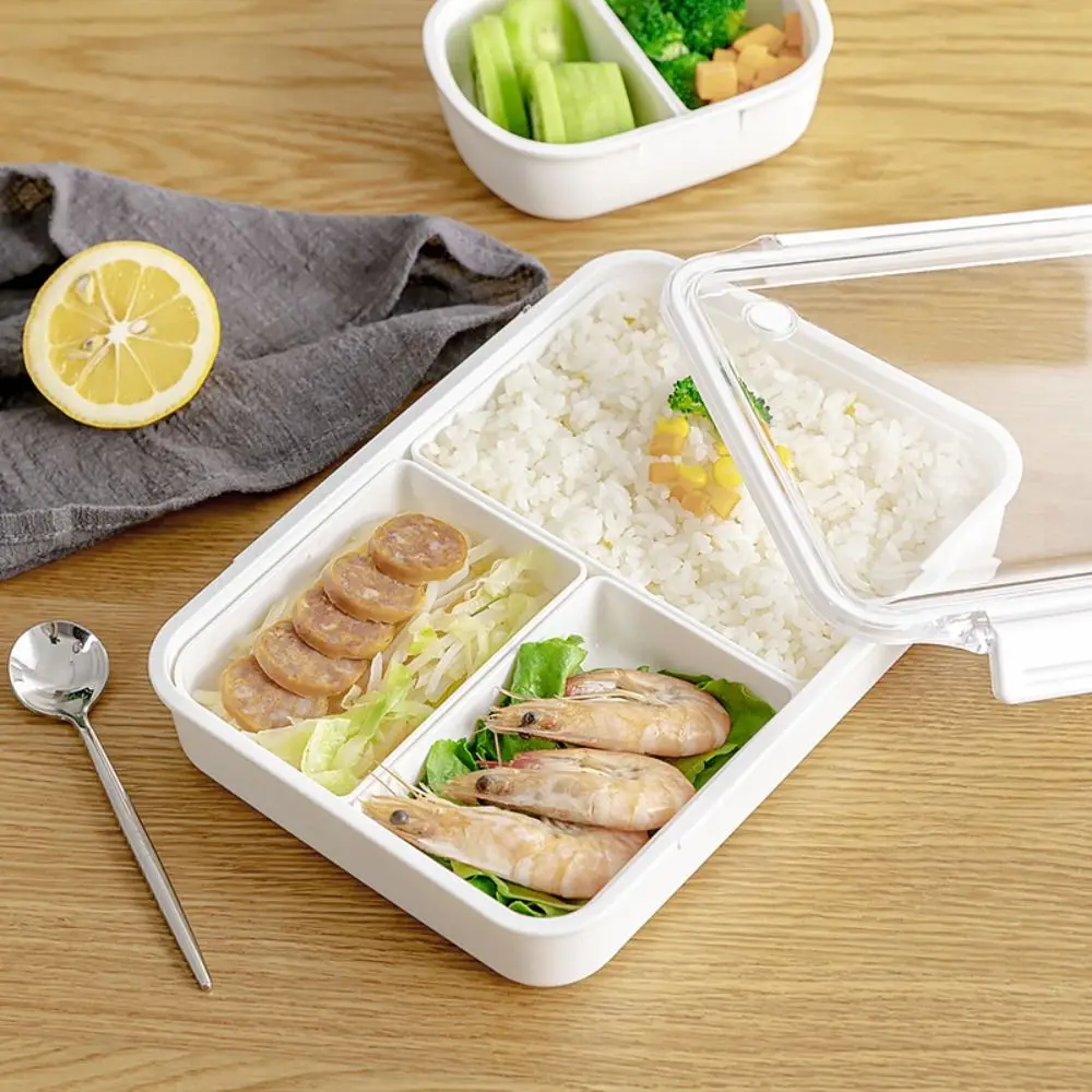 Heat-resistant Lunch Box Refrigeratable Leakproof Fruit Storage Box Divided Compartment Portable Food Storage Box Picnic 2