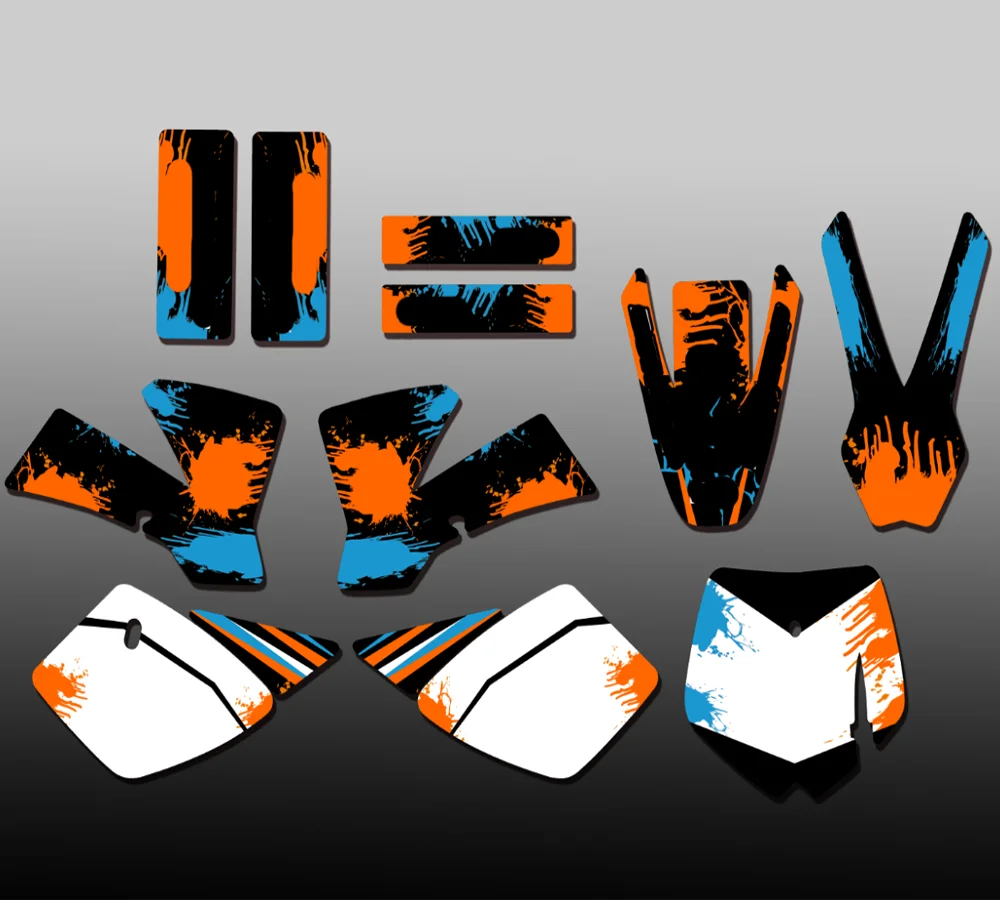 

Набор наклеек для KTM SX50 2002 2003 2004 2005 2006 2007 2008 SX 50, наклейки, фоновые декоративные аксессуары