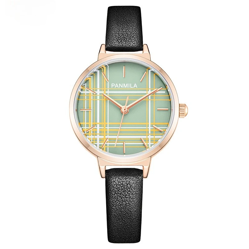 New Luxury And Fashionable Student Watch, Simple Small Dial Women'S Watch With Leather Strap, Exquisite Ladies' Wristwatch.