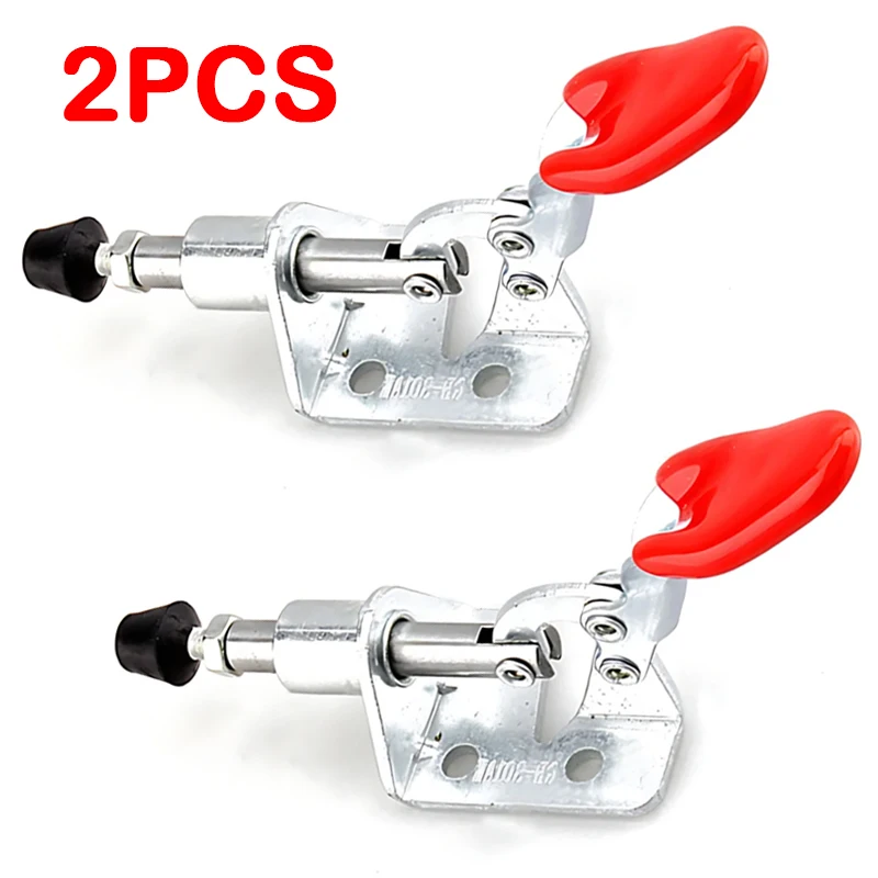 2PCS GH-301AM Morsetto a levetta a sgancio rapido 45KG 99Lbs Forza di serraggio Morsetti push-pull 16mm Corsa dello stantuffo Strumento manuale Tipo