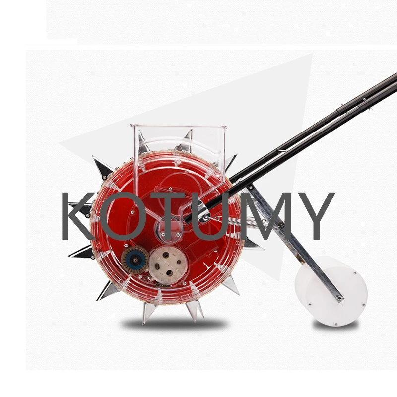 Multi-function Hand-push Seeder Seed Planting Tool On-demand Precision Planter Gardening Planting Wheeled Planter Film-Pressing