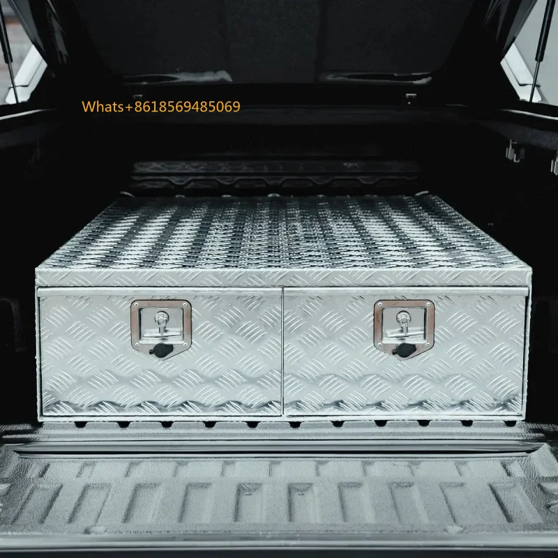 Customized Aluminum Pickup Drawe Drawer Truck Boxes Ranger  D-Navara
