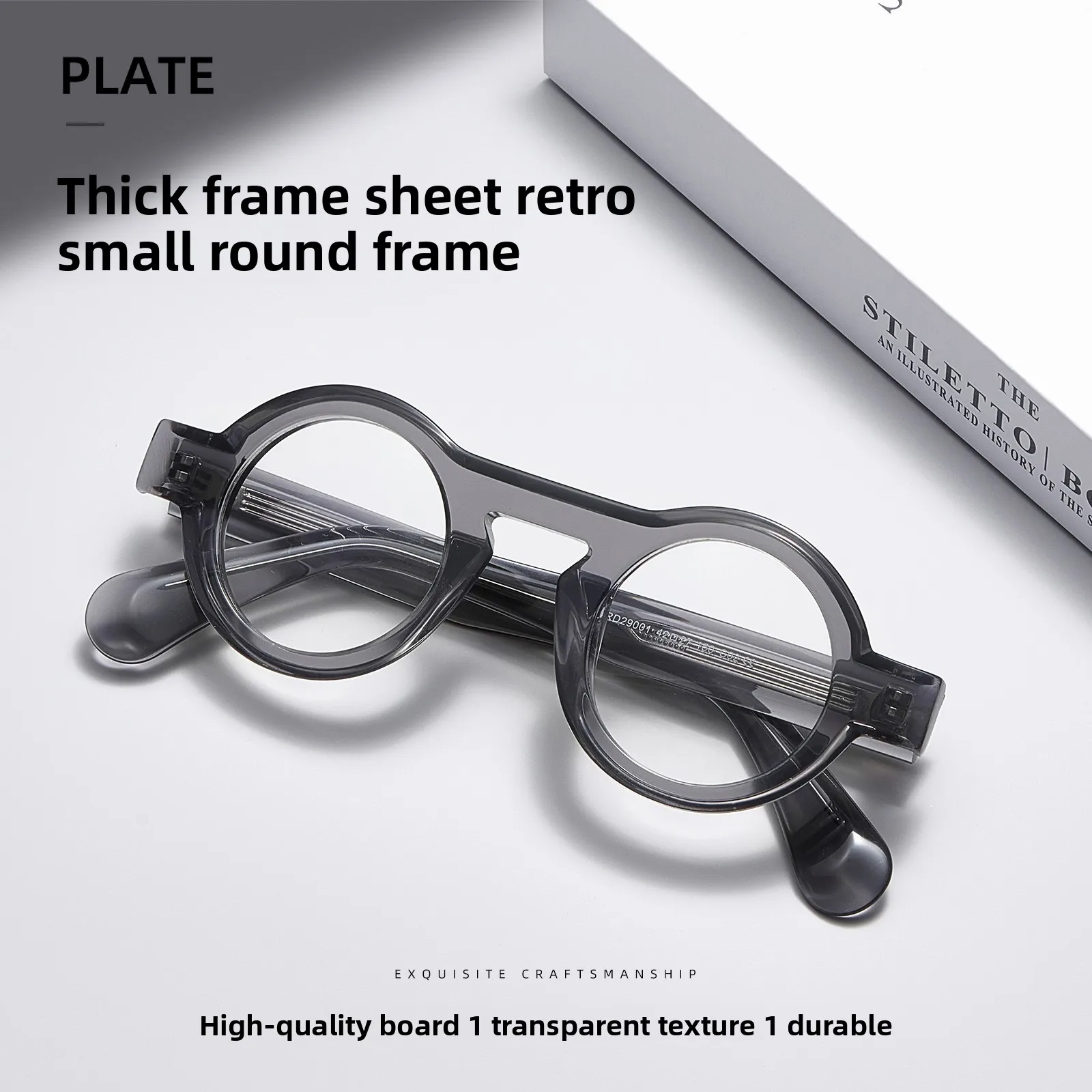 OLLYMURS جديد فاسق تصميم النظارات الطبية المستديرة عالية الجودة خلات النظارات التقدمية الرجال النساء القراءة النظارات البصرية